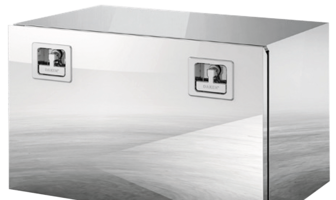 Stainless Steel Security Toolbox - cut out