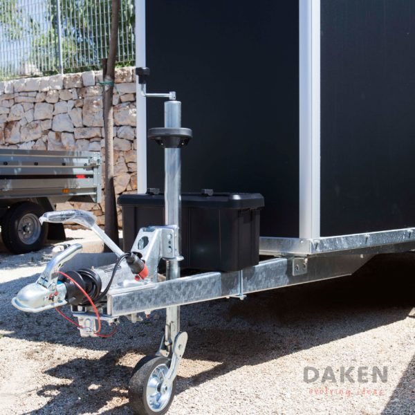 Trailer tool box on horse box_Blackit 1 Plastic Toolbox