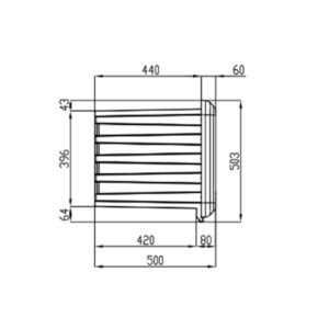Daken-Arka-81205-Plastic Truck Toolbox 685 × 500 × 500 mm