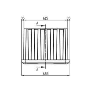 Daken-Arka-81205-Plastic Truck Toolbox 685 × 500 × 500 mm