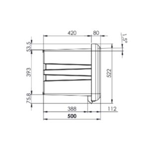 Daken-Arka-81206-Arka800-134L Plastic Truck Toolbox-