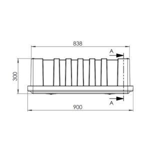 plastic toolbox-Daken-Just900R-81109-900×300×367mm