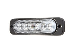 Truckmaster 10-30V 6 LED Reg 65 Slimline Strobe Amber