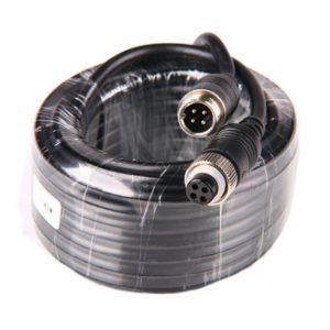 10m screw-lock 4-pin cable for rear view camera systems