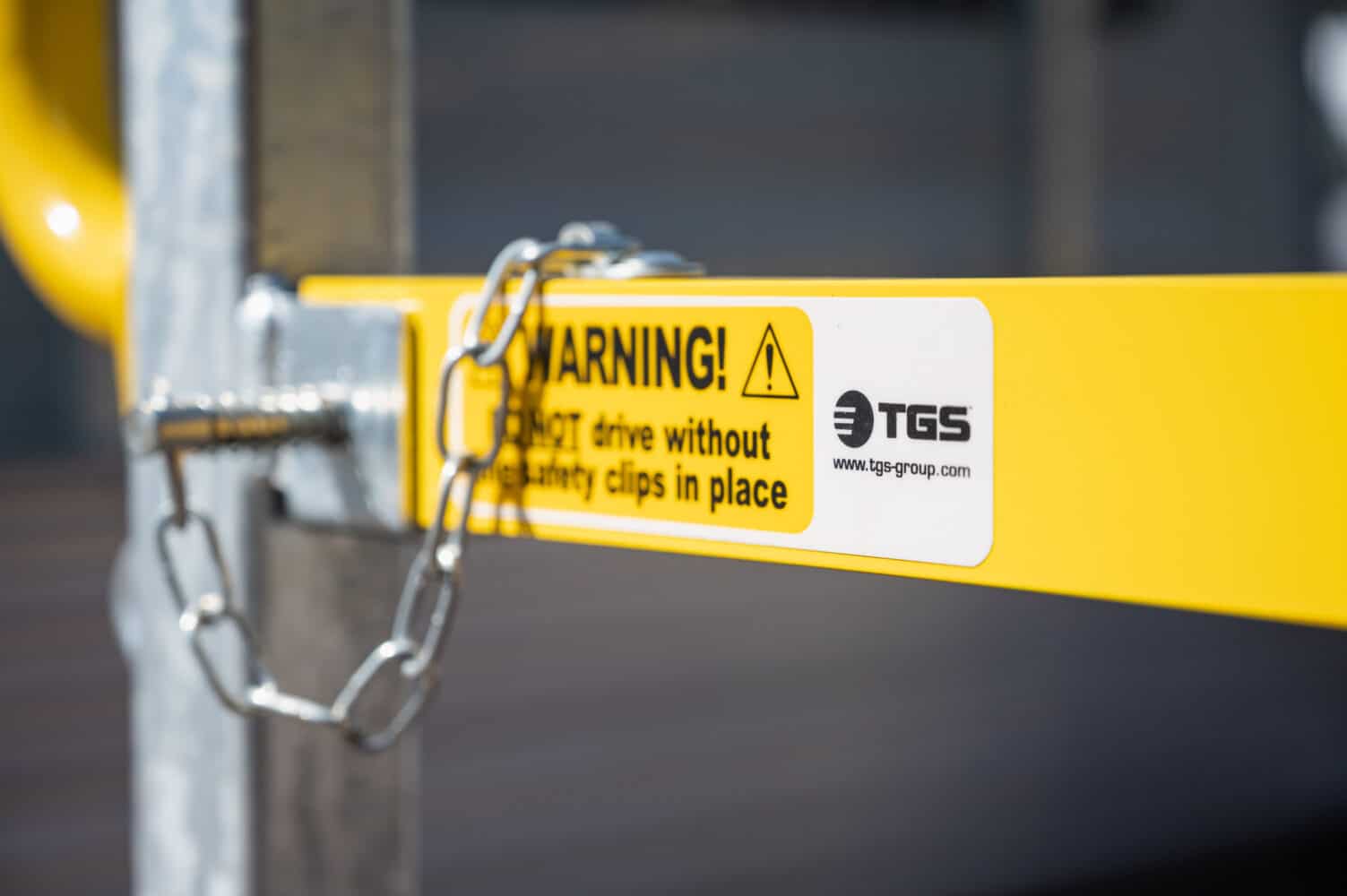 Fall Arrest Bar Yellow PC TransQuip