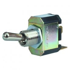 On/Off Toggle Switch with Nickel Plated Brass Lever – 10A at 28V ...