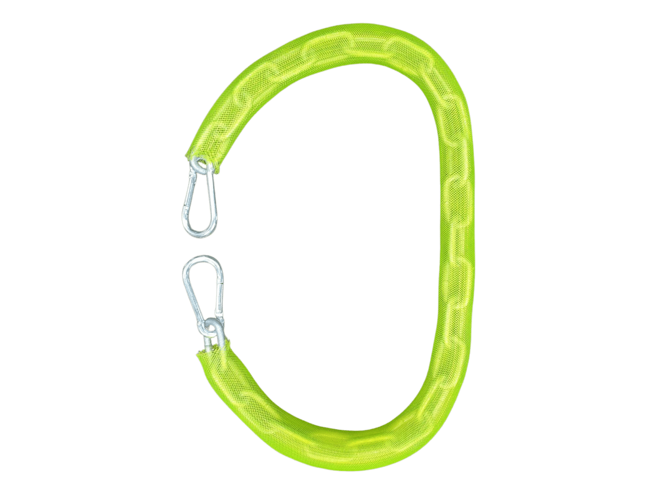 7mm Galvanised Long Link Safety Chain Yellow Nylon Sleeve TransQuip