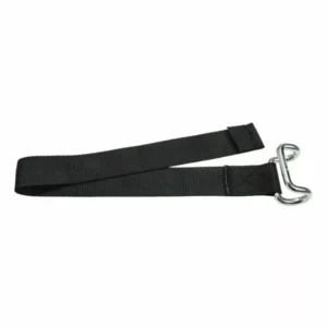 850mm black bottom strap with closed rave hook