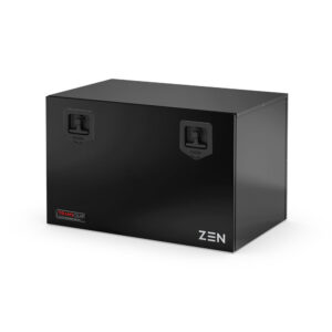 TRANSQUIP TOOLBOX- DAKEN ZEN BASIC-B30- BLACK POWDER COATED ELECTRO-GALVANIZED STEEL-TWO HANDLE