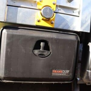 Daken Just Toolbox Installed Under the Toolpod on a Truck
