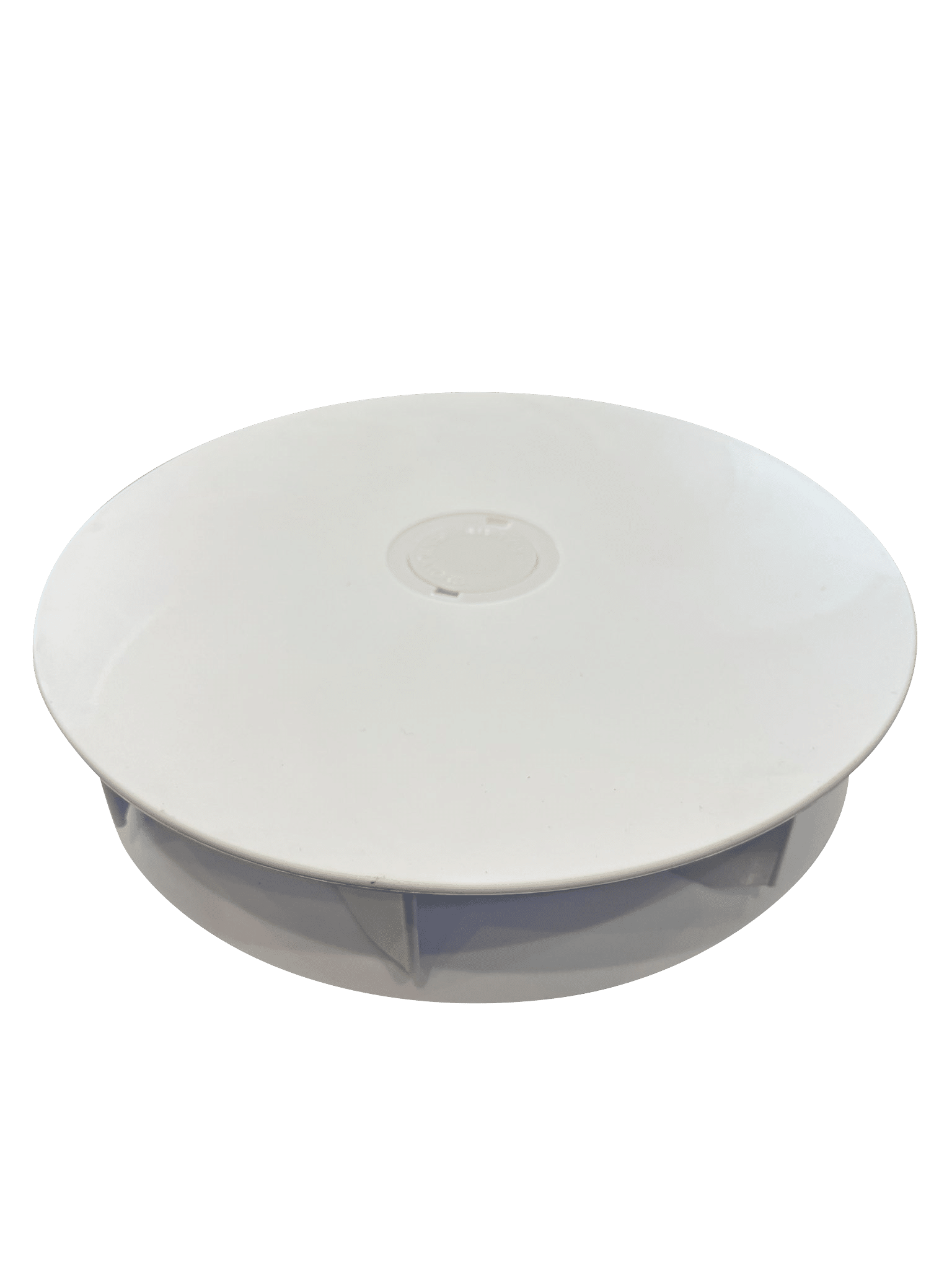 Slim Matic white wind-powered roof ventilator for vans and trailers – supplied by TransQuip
