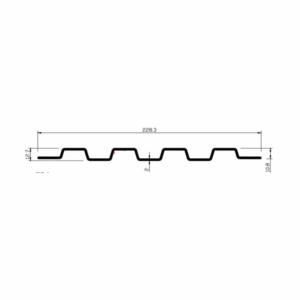 FP15 Ribbed Floor Planking Finisher – 228.3mm x 12.7mm - TransQuip